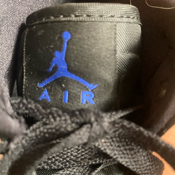 Blue, black, and white air jordan 1's - Picture 13 of 13